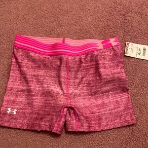 Under Armour Pink Biker Shorts